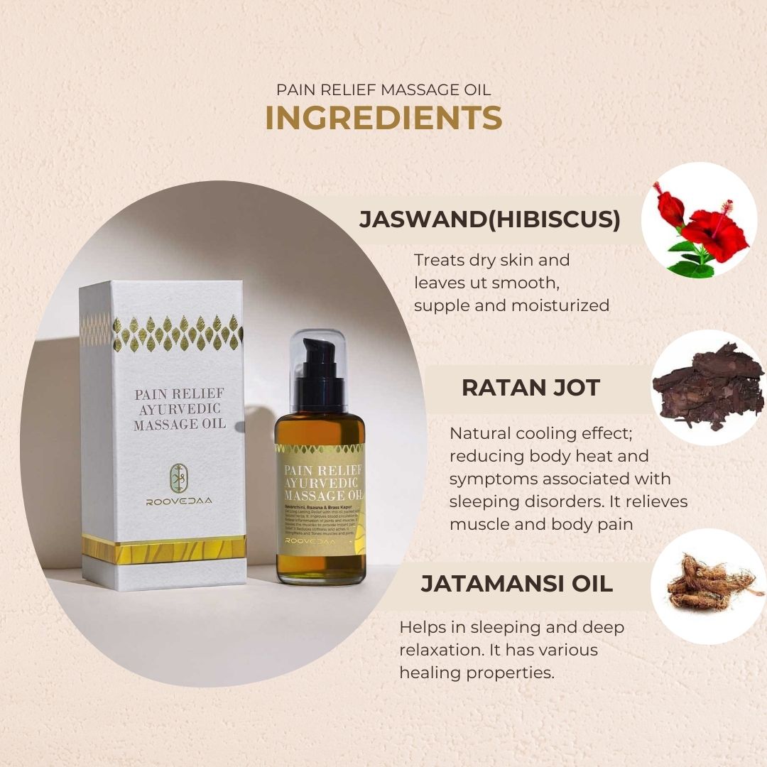 Pain Relief Massage Oil